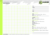 Initial Briefing Form - Bathroom